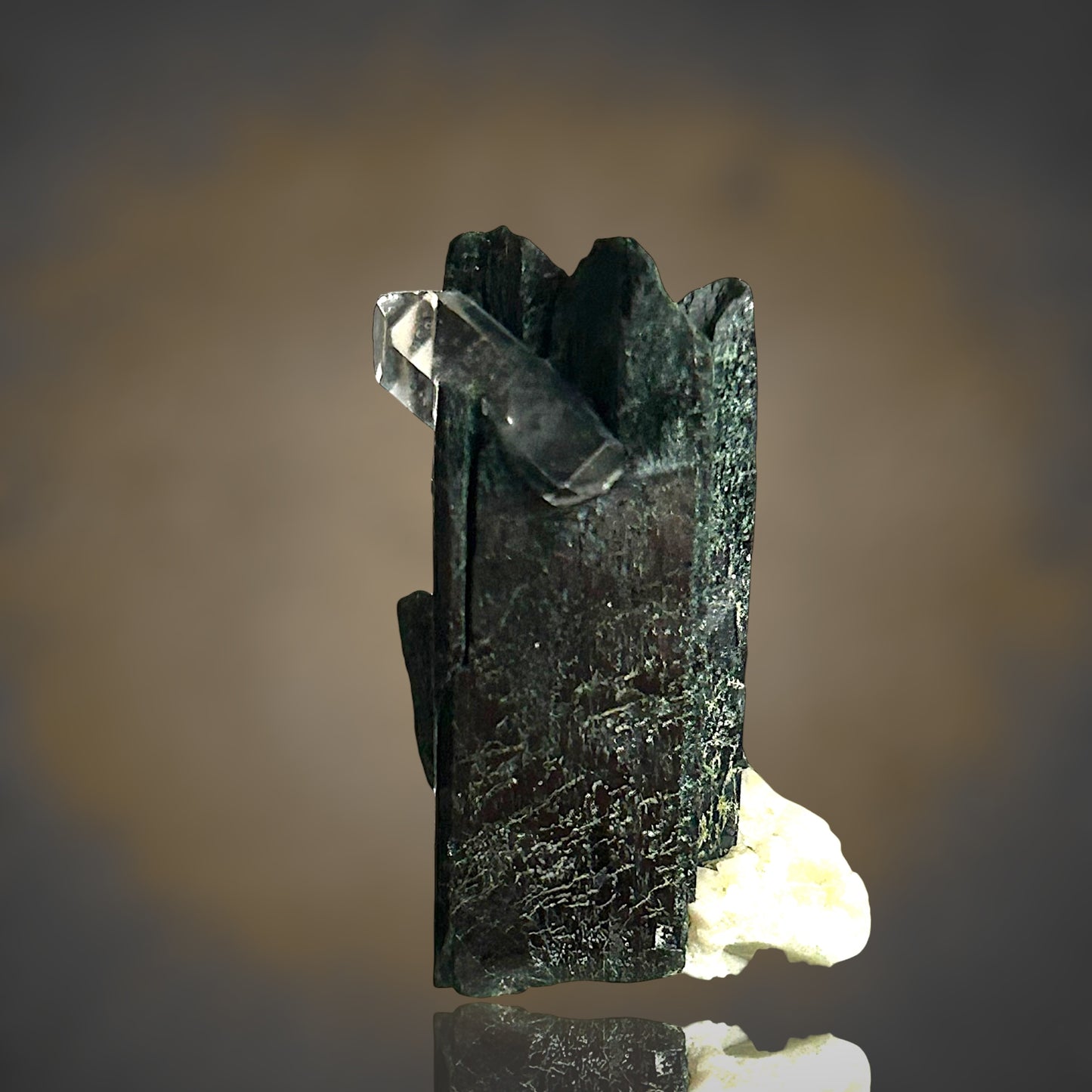 Aegirine, Smoky Quartz - Mt. Malosa, Malawi