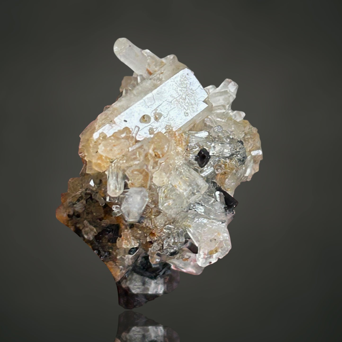 Goshenit, Fluorit – Erongo, Namibia