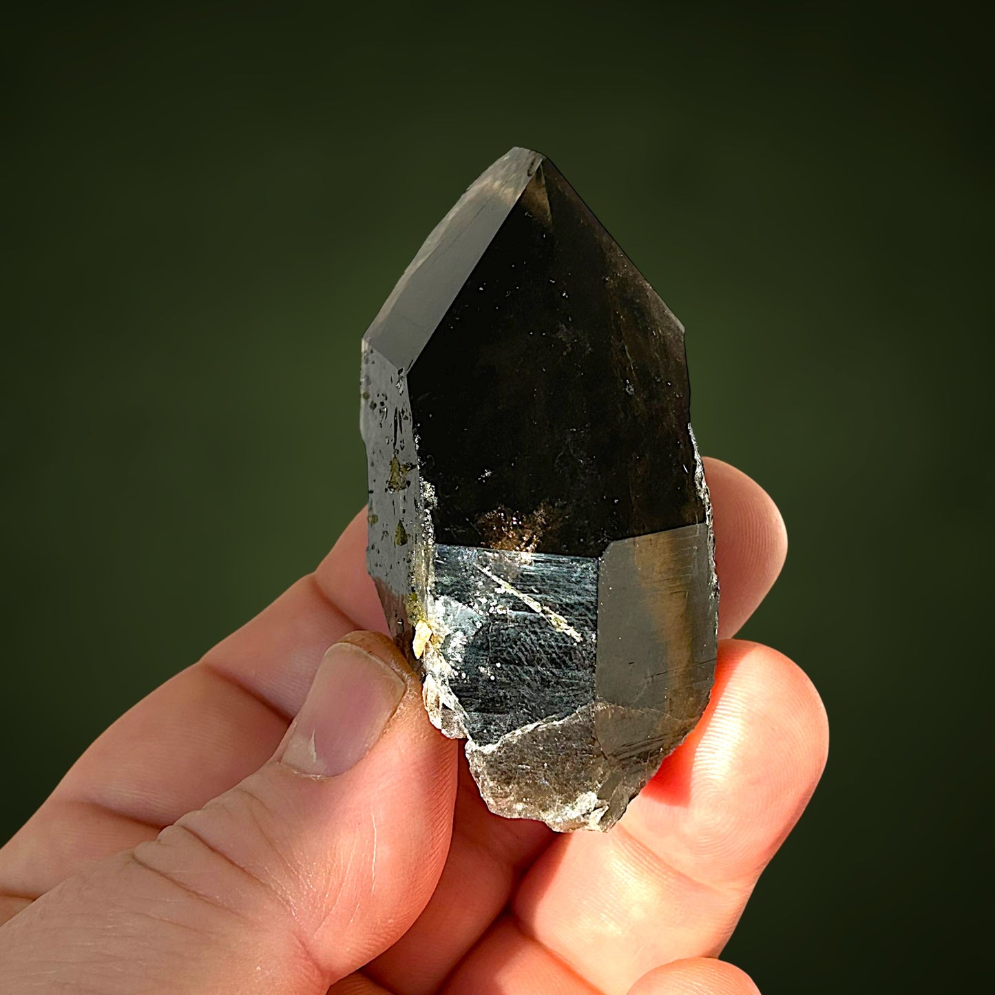 Epidot, Phantom-Rauchquarz – Striegau, Polen