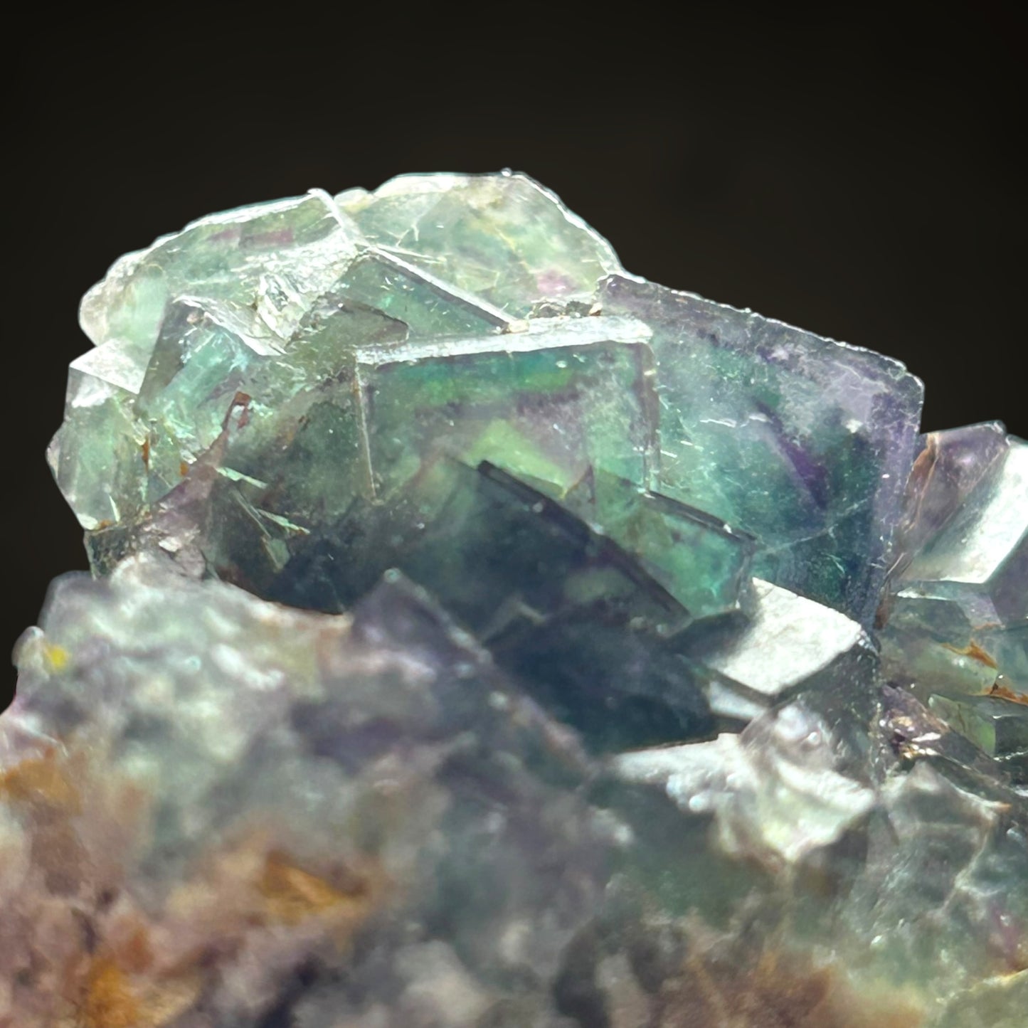 Phantomfluorit - Okorusu, Namibia