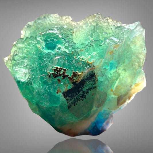 Greenblue Fluorite - Erongo, Namibia