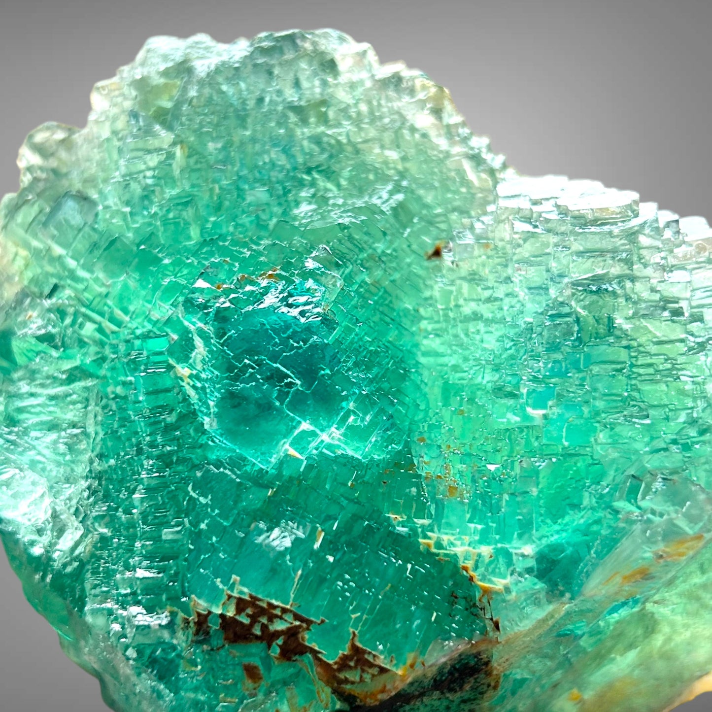 Grünblauer Fluorit - Erongo, Namibia