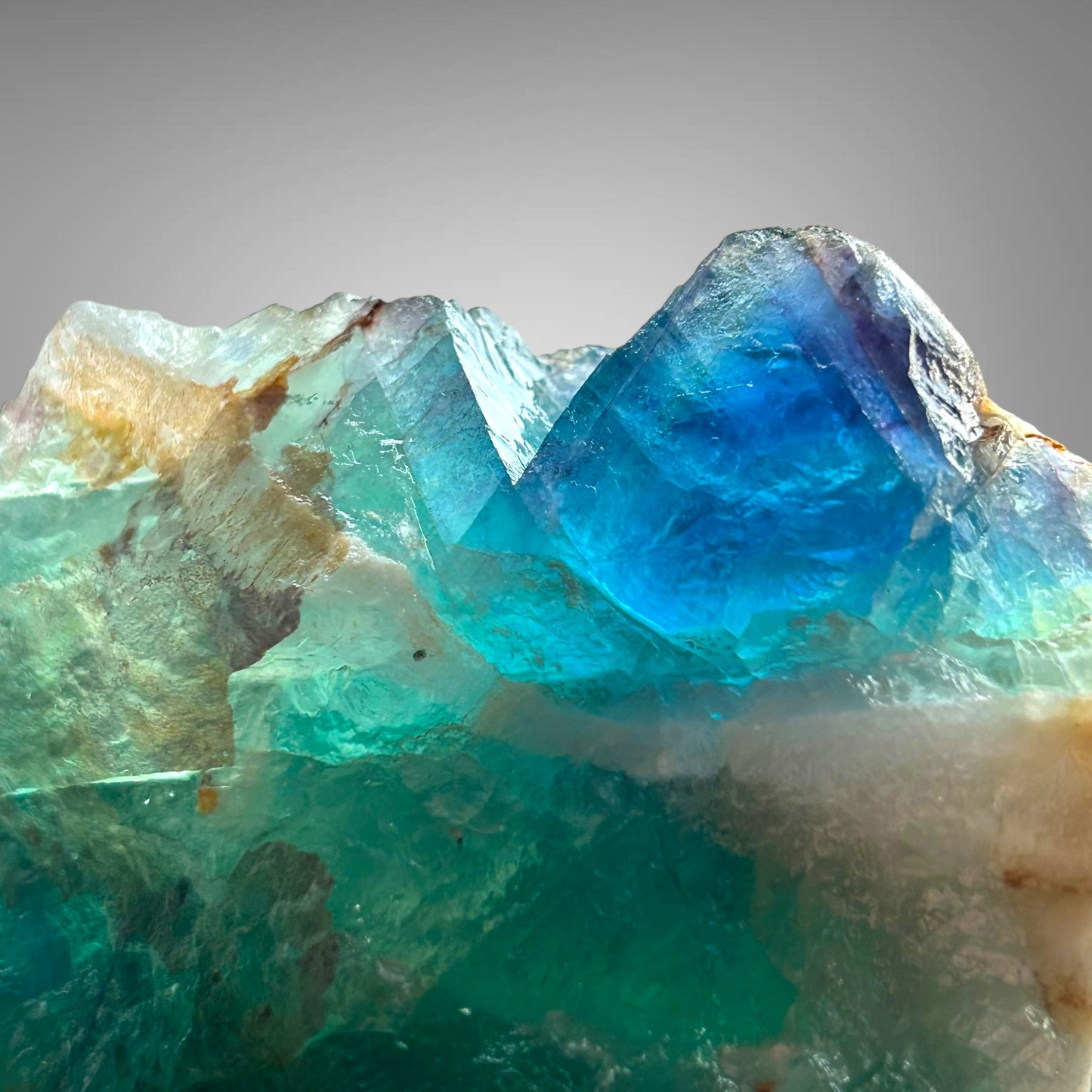 Grünblauer Fluorit - Erongo, Namibia