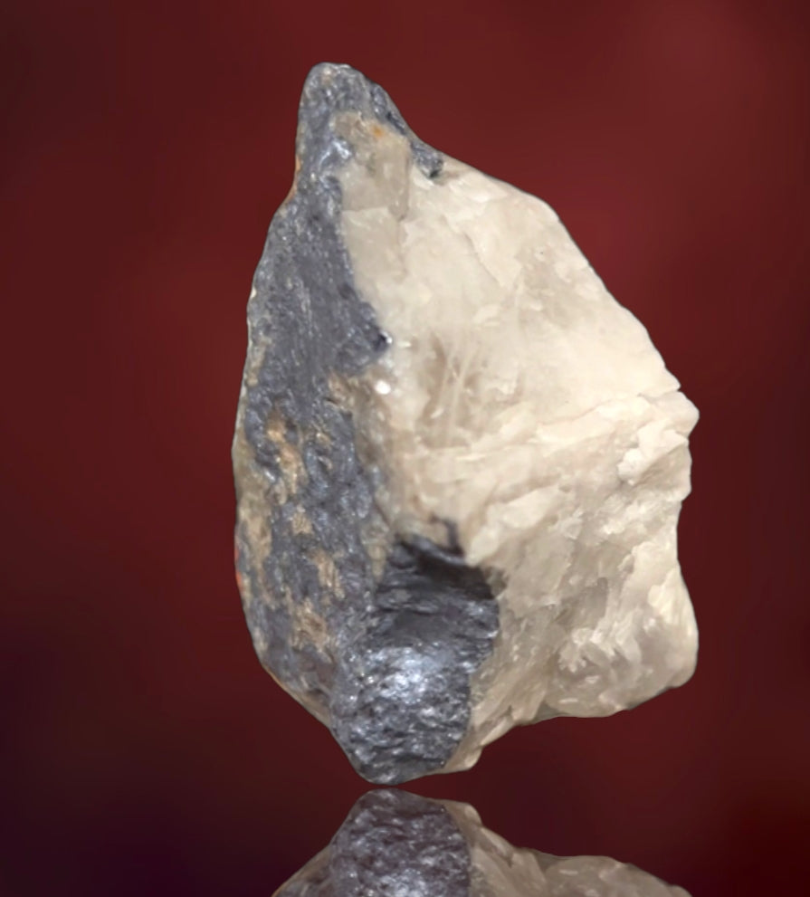 Molybdenite on Quartz - Vogtland, Germany